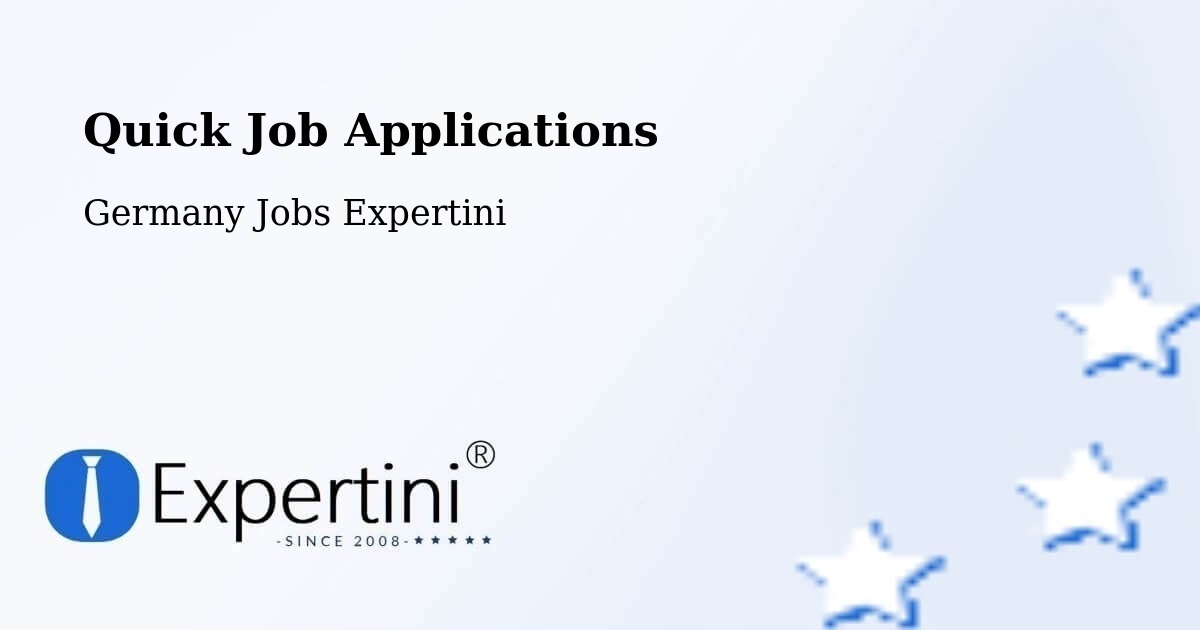 Quick Apply Feature – Rohrenfels - Germany Jobs Expertini