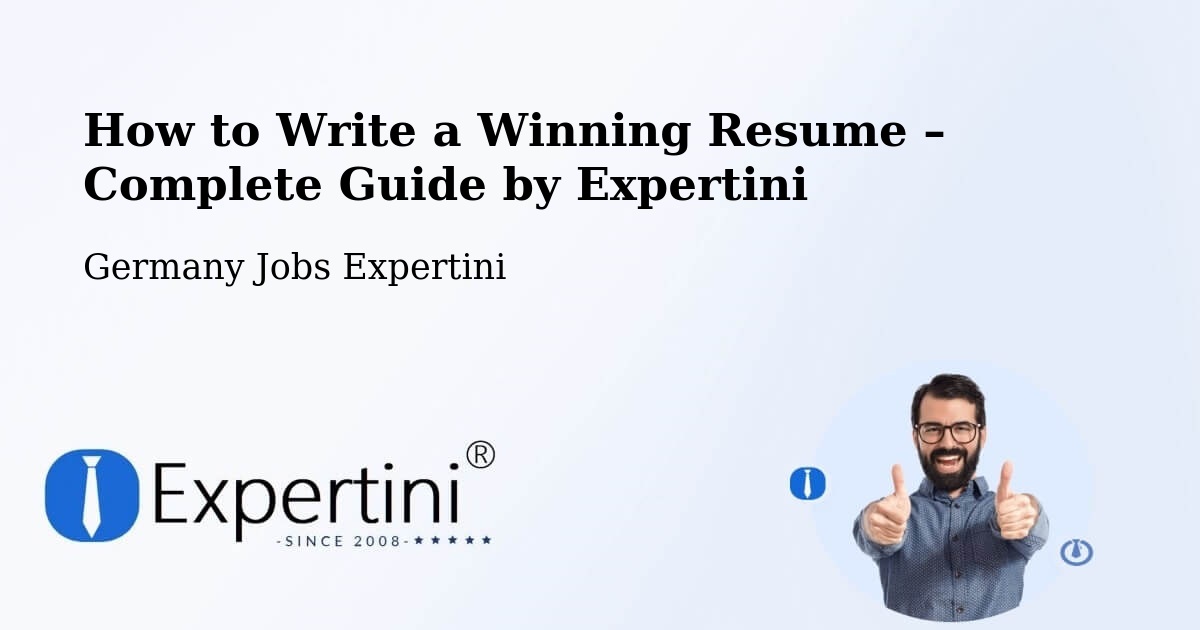 Resume Writing Guide for Job Seekers – Rohrenfels - Rohrenfels, Germany Jobs Expertini